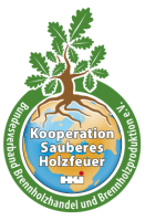 Zeichen Kooperation Sauberes Holzfeuer